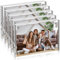 GBACHOOSE Lot de 5 Cadre Photo Acrylique 10 x 15 cm, Cadre Photo magnétique en Acrylique, Affichage transparent - Magnétique - Pour photos de famille, mariage et photos de bébé