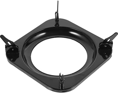 HOLIDYOYO Support Anti-dérapant pour Cuisinière à Gaz en Métal Noir, Installation Facile, Cuisine à Domicile ou Restaurant