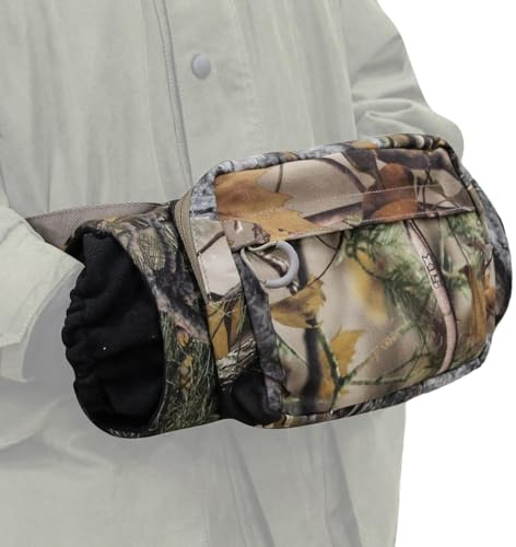 Fleece Muff Winter Hand Warmer - Handwärmer mit Tasche, Winter-Muff-Handwärmer im Vordertaschen-Design | Außenorganisations-Handmuff mit verstellbarem Halsband zum Wandern, Jagen
