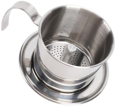 Vietnamesischer Kaffeemaschinen-Filter Phin aus 304 Edelstahl, Kaffeetropfer Zum Übergießen, Kleine Französische Presse, Tragbare Tasse Kaffeetropfbrüher für Zuhause, Küche