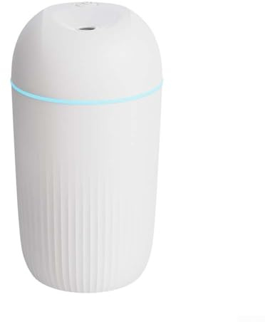 Mini humidificador USB de 420 ml, ideal para mejorar el aire en casa, oficina y coche, diseño silencioso (420 ml, blanco)