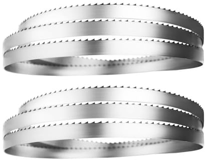 seghe a nastro, 2 pezzi/set 1750 x 16 x 0,56 mm x 4 TPI lame for seghe a nastro, lame di ricambio for seghe a nastro for lavorazione del legno, taglio di carne e alimenti
