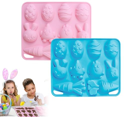 Moldes De Chocolate De Pascua - Bandeja Reutilizable De 10 Cavidades
