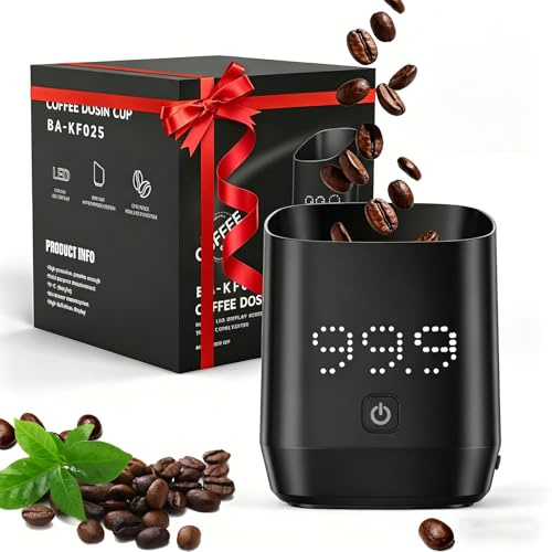Kaffevåg SubScale - Vaso dosificador digital con pantalla LED para café espresso y pour-over, para barista y cafeteras