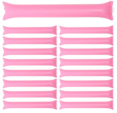 OHPHCALL 100PCS Inflatable Thunder Sticks Sports Match Cheering Noisemakers Loud Boom Clappers for Crowd Support Party Basketball Football Team Spirit Boosters