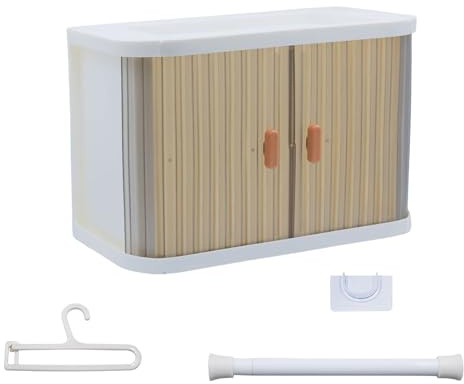 Armoire de rangement pliable multifonction pour vêtements de poupée, accessoires cosmétiques, bijoux avec tige d'organisation et cintres Accessoires de poupée