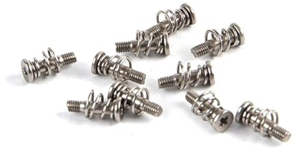 Fläktskruvar Skruvar till PC-fläkt och grafikkort, förnicklad, metallisk, flera storlekar, 10-pack(A5 M2.5x11)