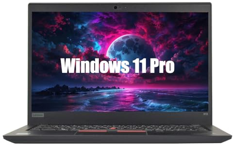 Lenovo ThinkPad X13 Gen 1 Business Laptop da 13,3 pollici, HD Notebook, Intel Core i7-10510U, 8GB RAM, 256GB SSD, Tastiera QWERTY USA, Windows 11 Pro (Ricondizionato)