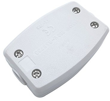 BlueXP 2 Stück 3 Klemmstecker Anschlussdose Elektrische Anschlussdose LED Elektrische Anschlussdose LED Leitungsdose Weiß