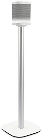 Vogel's Sound 4301 Lautsprecher Ständer für Sonos One (SL), Integriertes Verlängerungskabel, Höhe: 82 cm, Max. 5 kg, Weiß, 1 Standfuß
