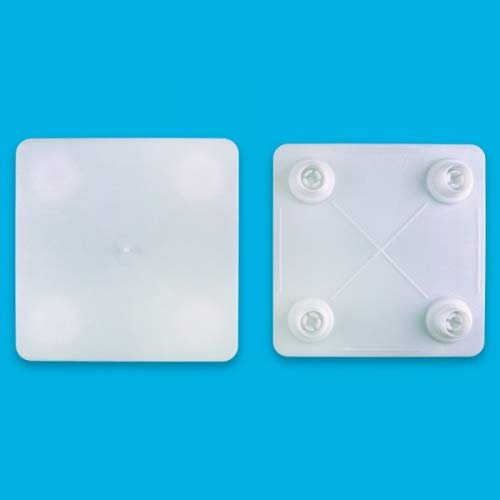 COXIMUS backen und mehr Tortenplatte SQPS-10 Platte eckig 25 cm 1 Stück | Tortenständer Stecksystem für Kuchen und Torten | Platten in verschiedenen Größen kombinierbar