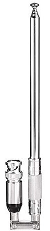 Bingfu 8-Sections Telescopic BNC Male Antenna 20-1300MHz Ham Radio Scanner Antenna Compatible with Ham Radio Scanner Radio Two-Way Radio Wireless Microphone System