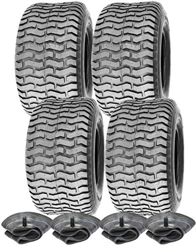 4x 4Ply Ride on Lawn Mower 18x8.50-8 Grass Tyres & Tubes Garden Tractor Golf Buggy Turf