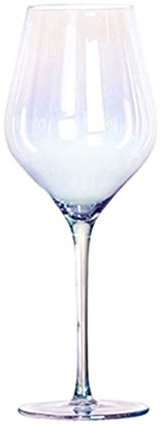 YGLONG Vinglas vind regnbåge glas gradvis förändring sju färger glas bägare färg vinglas champagneglas rödvinglas vinglas (färg: 470 ml)