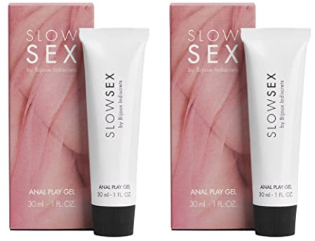 Pack Duo · Gel Para Sexo Anal Comestible · Gel Intimo Base De Agua, Con Aloe Vera y Manzanilla · Efecto Relajante · Anal Play · Sabor Coco · 30ml x 2