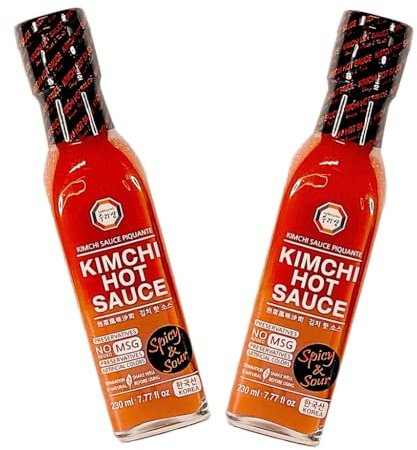Surasang Salsa de Kimchi Picante - Elaborada con Kimchi Auténtico. 230ml (Pack de 2)