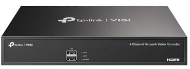 TP-Link Omada VIGI NVR1004H VIGI - Grabador de vídeo en red de 4 canales