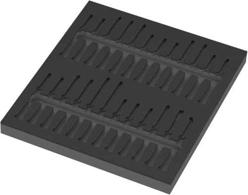 Wera 05137315001 9815 Schaumstoffeinlage Schraubendreher Kraftform Micro Set 1, ohne Werkzeug, 344 x 30 x 392 mm
