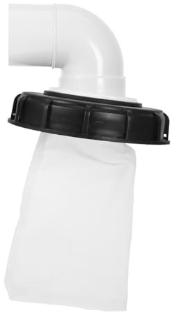 BESPORTBLE Ibc Ton Barrel Cap with Nylon Filter 163mm for Garden Rainwater Irrigation, Venting Water Tank Lid with Washable Mesh Filter, Leaf Catcher Compatible with Ibc Tote Tanks