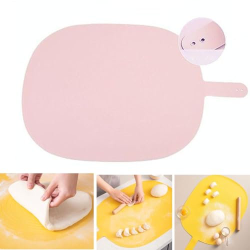 Tapis de cuisine en silicone extra large, tapis de cuisson en silicone, tapis à rouler la pâte, tapis de pâte antiadhésif avec tapis de cuisson de mesure, tapis de pâtisserie en silicone de cuisine fo