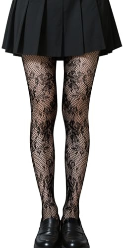 Xgvzs 1 PCS Pantyhose Fishnet Tights Pattern Pantyhose Lace Leggings for Women Stockings Leggings Fashion for Halloween