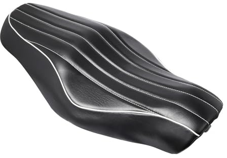 Motorrad Sitz Motorrad Schwarz Fahrer Hinten Passagier Zwei Up Sitzkissen Für Sportster XL 883 1200 48 2010-2016