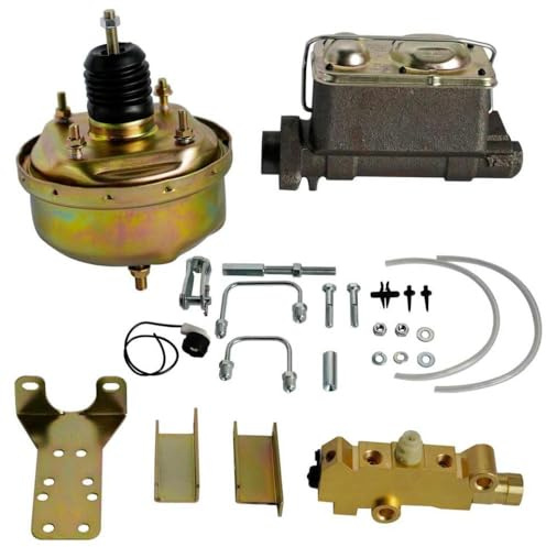 Power Brake Booster Master Cylinder Kit 7 Inch Compatible With 1960 1961 1962 1963 1964 1965 1966 - Falcon