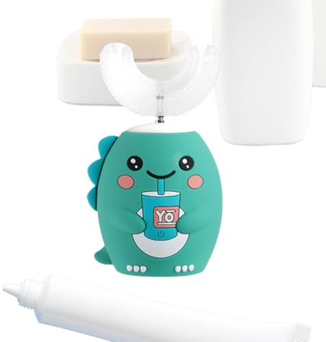 Spazzolino Elettrico Per Bambini Ricarica USB Pulizia Completa Della Bocca | Spazzolino Automatico per Piccoli Per Viaggio Allenamento Esterno Dormitorio Campeggio Aeroporto Hotel