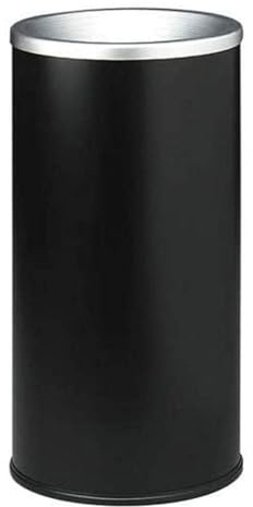 Safco Ash Urn, Black (9698), 20 | Durable Steel Body | Non-marring Anodized Ash Tray | Easy to Clean |Durable Smokers Receptacle for Office & Home