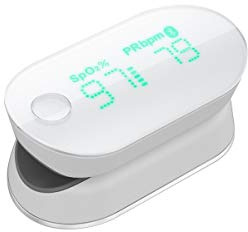 iHealth Air – Vernetztes Finger-Oximeter zur Analyse des Blutsauerstoffgehalts (SpO2), des Pulses und des Perfusionsindex – Pulsoximeter Medizinisches Gerät – Bluetooth iOS und Android