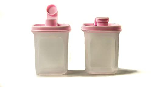 Tupperware Erfrischer 350 ml (2) rosa Eidgenosse Saft Kanne Mess & Go Circular 38114