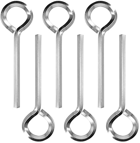 Alamic 5/32 inch Standard Hex Dogging Key Allen Wrench Door Key for Push Bar Panic Exit Devices - 6 Pack