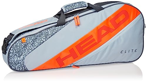 Head Elite Tennistasche, grau/orange, 12R