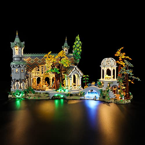 LIGHTAILING Licht-Set Für Lego- 10316 der Herr der Ringe: Bruchtal - Led-Beleuchtungsset Kompatibel Mit Lego Bausteinen Modell - Modell Set Nicht Enthalten