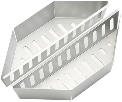 Fenteer 2 Pezzi Cestini per Carbone, Porta-bricchette per Barbecue All'aperto