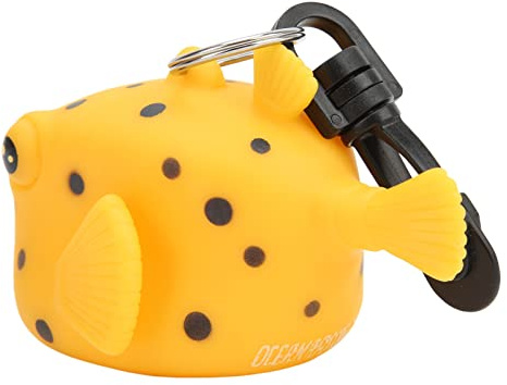 Cartoon Fisch Scuba Dive Mundstück Staubdichte Abdeckung Zweite Stufe Atemregler Halter mit Clip