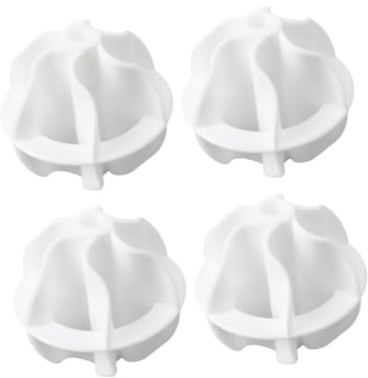 minkissy Reusable Laundry Balls for Washing Machine 4pcs Pp Dryer Balls Accessories for Clothes Care