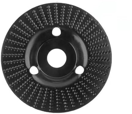 Disque de sculpture sur bois de 125 mm pour meuleuse d'angle - Forme du bois - Disque abrasif pour bois - Disque à râper - Disque à râper - Disque à râper en carbure de tungstène - Pour le travail du