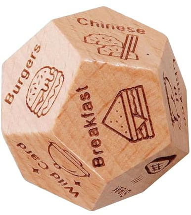 Dadi Decisione Data Night – Dadi Data Per Coppie, Cubo Di Decisione Alimentari | Romantico Cena Gioco Di Dadi, Divertente Dinner Night Gioco Per Adulti, Coppie, Regali, Strump