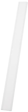 GOOHOCHY 31cm White Silicone Squeegee Rubber Replacement Strip, Window Glass Cleaner Accessory, Sturdy Window Squeegee Refill for Bathroom and Car Windshield Cleaning
