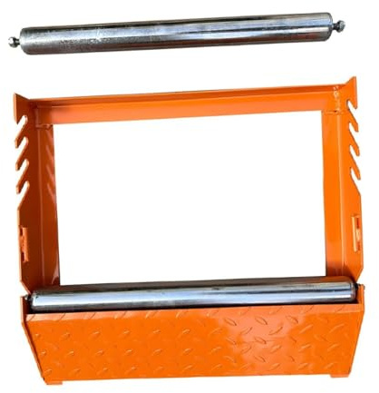 Rullo portacavi per avvolgicavo per avvolgicavo svolgitore in acciaio robusto resistente portatile per avvolgicavo - arancione