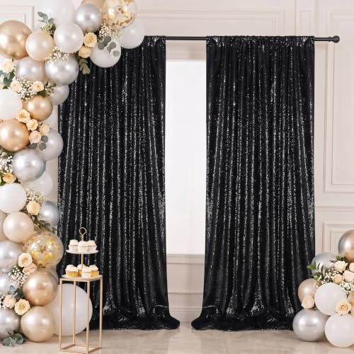 WIBELRYUSN 2 telones de fondo para fotografía, fondo fotográfico, telón de fondo, tela para cumpleaños, fondo fotográfico, ducha de bebé, despedida de soltera, cortina de fondo para pared de fotos