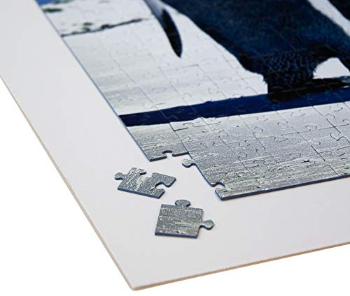 Puzzle Karton zum Aufkleben von Puzzles - 50x70cm (2 Stück) - selbstklebend - mit Aufhänger - Stärke: 2,5mm