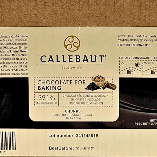 Callebaut Dark Chocolate Chunks 10kg
