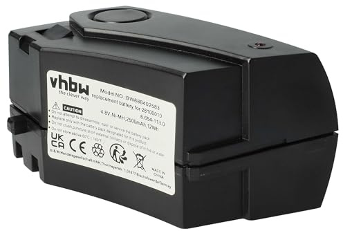 vhbw batteria sostituisce Kärcher GP 160SCHE per aspirapolvere, nero (2500mAh, 4,8V, NiMH)