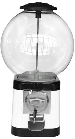 F Fityle Mini Distributeur de Bonbons, Mini Distributeur Automatique, Tirelire, Fournitures de fête pour comptoir d'anniversaire, Blanc