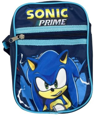 Borsello Bambino Marsupio Tracolla Ragazzo Spalla Regolabile Marsupio Viaggio Sportivo Tempo Libero Gadget per SONIC
