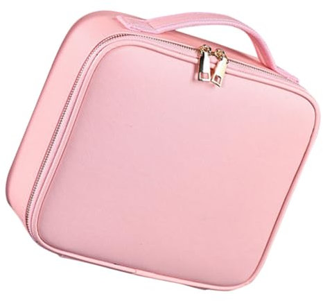 WOONEKY Kosmetiktasche Organizer Groß Tragbar Für Reisen Urlaub Geschäft Schminkbeutel Make-up Aufbewahrung Kulturtasche Mit Wasserdichter Innenseite