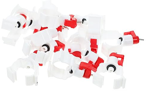 HANABASS 20stücke Hühnertränke Vogeltränke Nippel Geflügelfütterungsausrüstung Wasser Feeder Bauernhof Fütterungsgeräte Für Huhn Und Geflügel