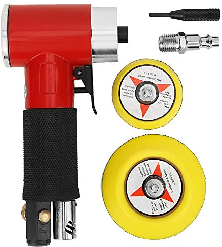 Industrial Pneumatic Polishing Machine Air Sander Polisher with 2-3 Inches Grinding Disc for Steel Sheet Metal and Wood Products